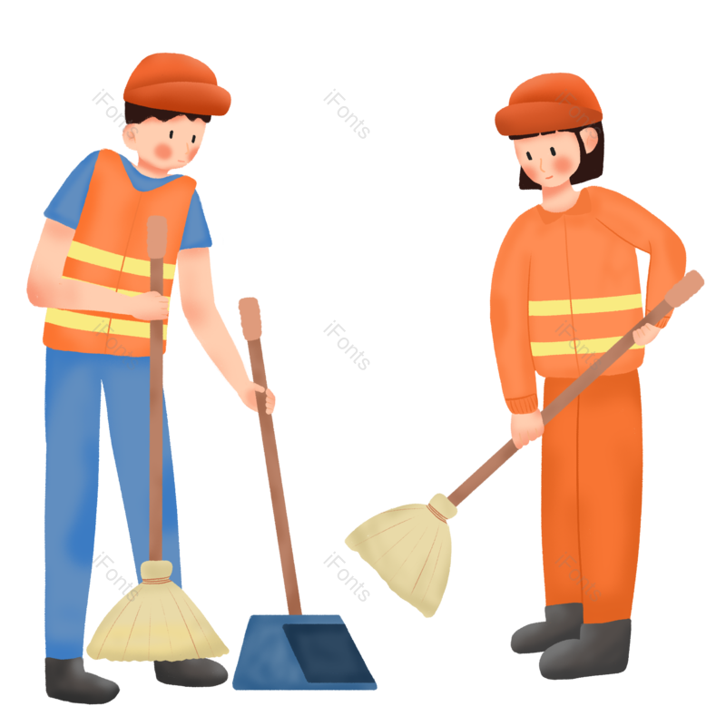 劳动节图片,插画元素,五一PNG,免抠素材